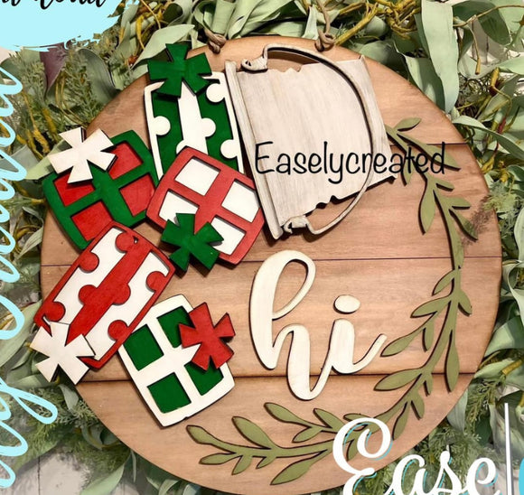 Christmas Present Insert for the 12” HI Sign (INSERT ONLY - sign backer sold separately)