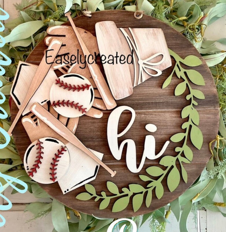 Baseball Insert for the 12” HI Sign