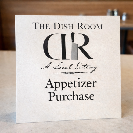Dish Room APPETIZER Purchase (2 Slider Burgers with fries)