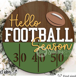 12” Hello Football Season