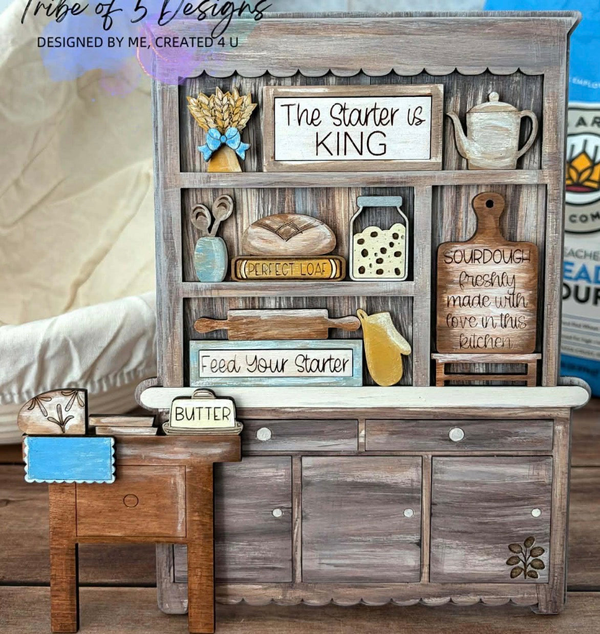Little Hutch Shelf Sitters (17 variations- teacher, pray, bookworm, fall, coffee, sewing, plants, baking, farmhouse, Halloween, Thanksgiving, Spring, Police, Fire, Faith and Sourdough)