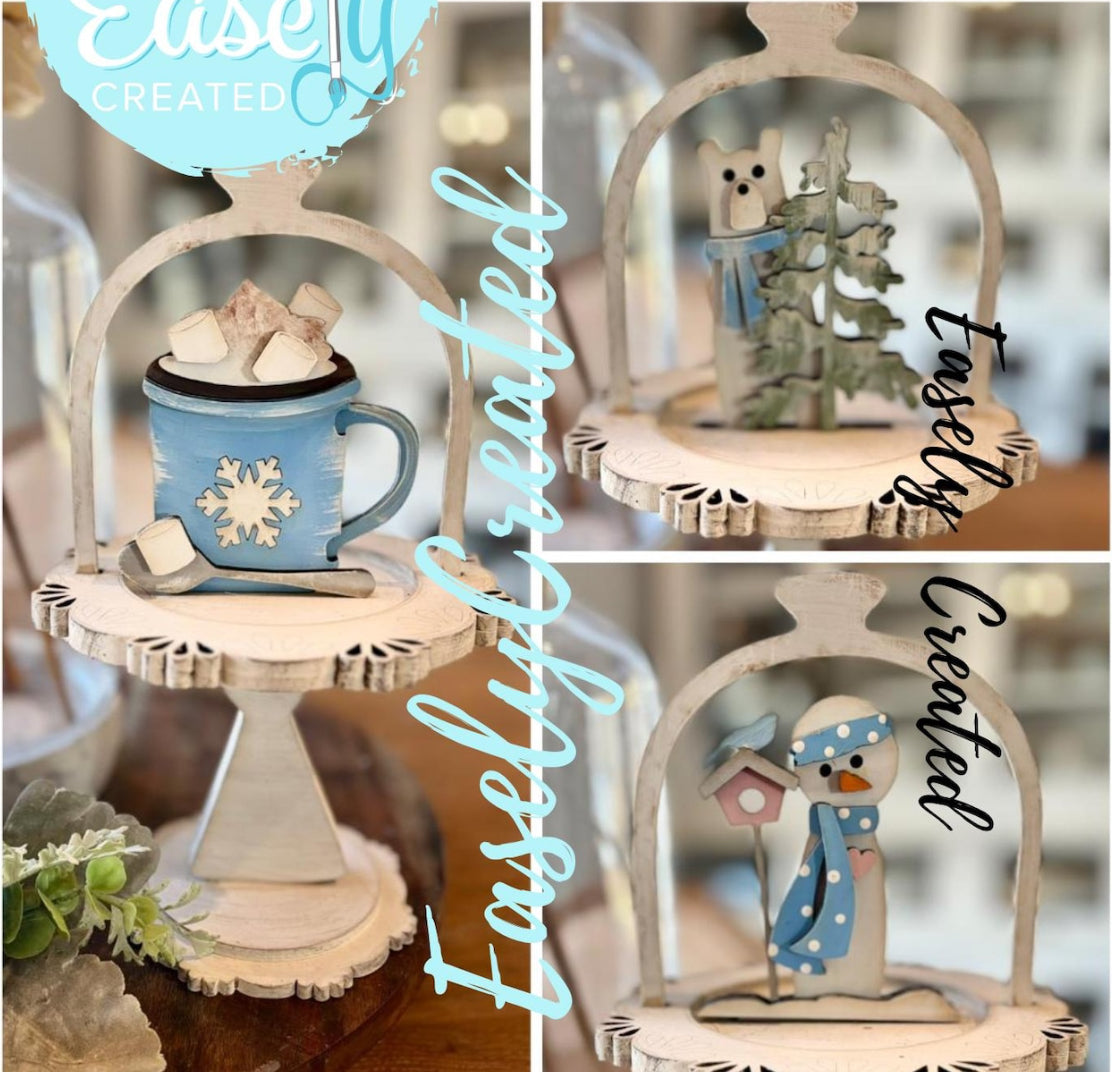 Mini Cake Stand with Winter Bundle