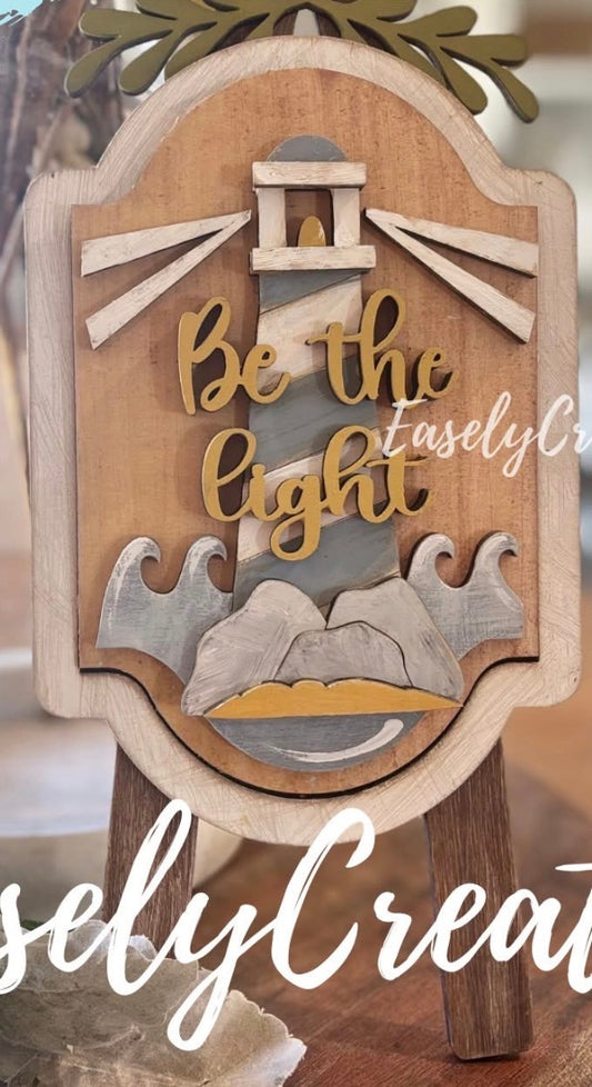Be the Light Lighthouse Interchangeable Insert for the Tabletop Easel