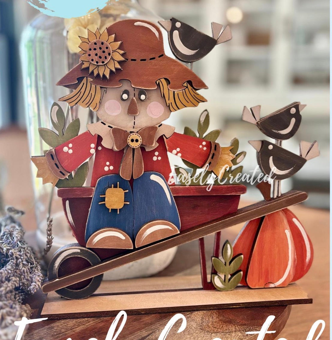 Fall Scarecrow Shelf Sitter