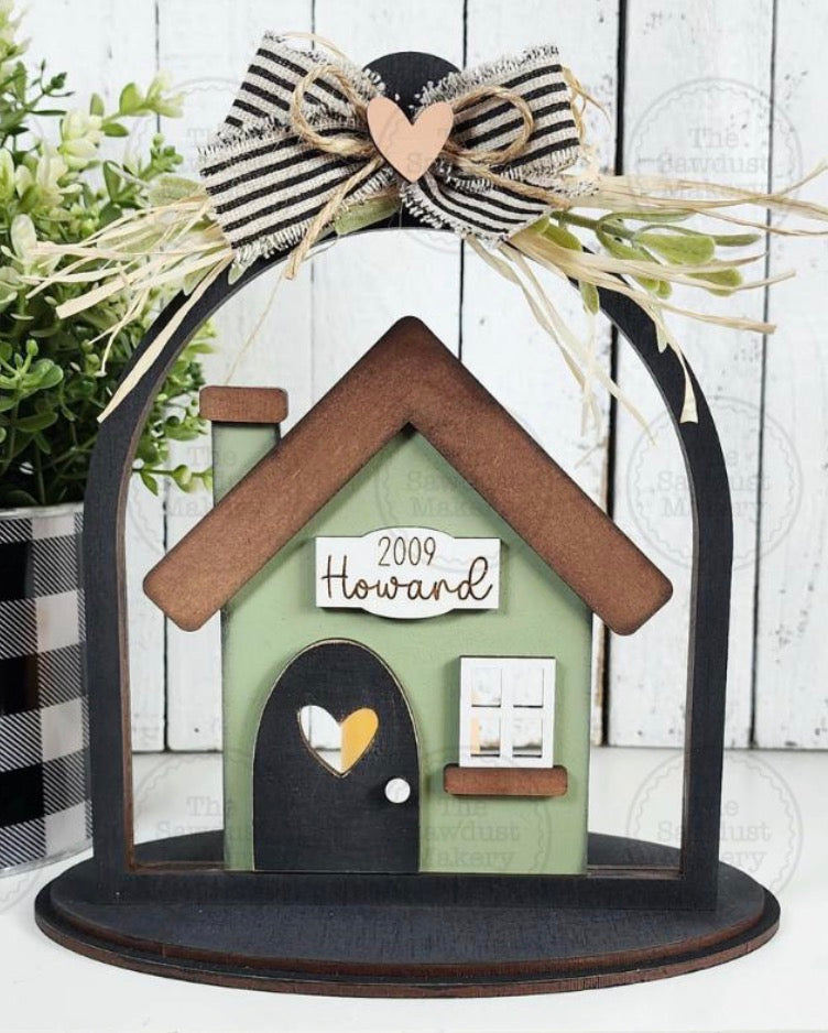 Home Cloche Votive Shelf Sitter (Bow not included)