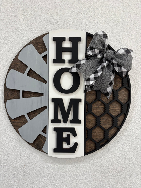 12” Farmhouse Home Sign