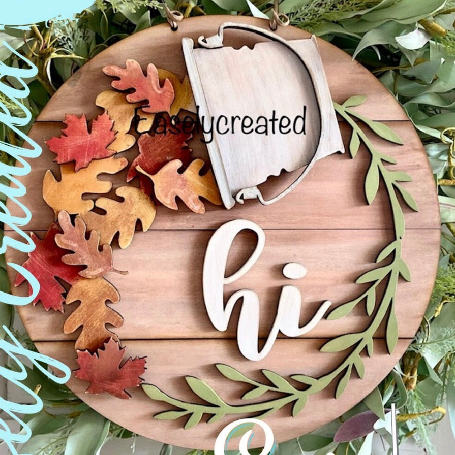Leaves Insert for the 12” HI Sign