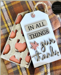 Give Thanks Hanging Tags