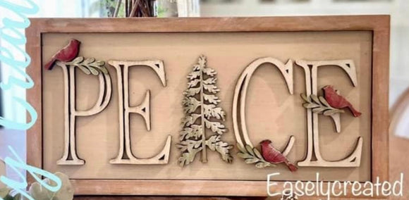 Framed Peace Sign