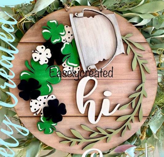 Clover Insert for the 12” HI Sign