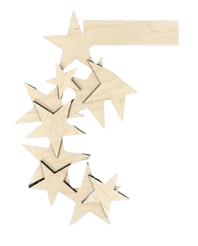 Patriotic Stars Insert ONLY for the 12” HI Sign