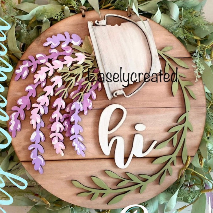 Lavender Insert for the 12” HI Sign