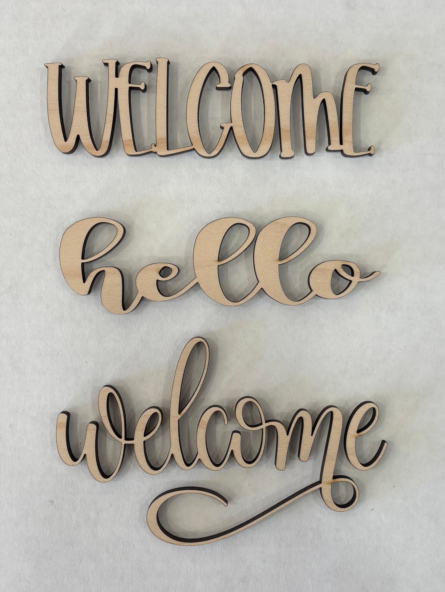 Scalloped Door Hanger Base Piece