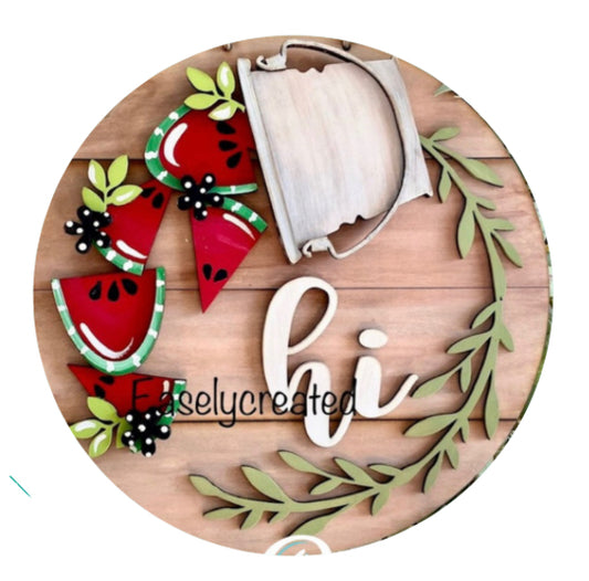 Watermelon Insert ONLY for the 12” HI Sign