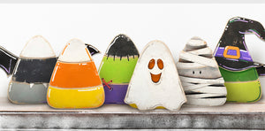 Candy Corn Crew Shelf Sitter