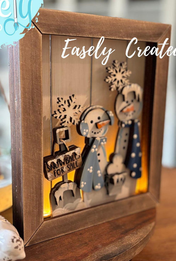 Snowmen with”Snowballs for Sale” Insert- 2027