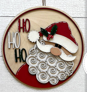12” Santa Door Hanger
