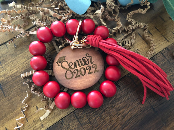 Senior/Graduate Wristlet Keychain