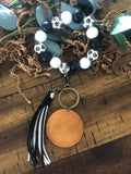 Pawprint Wristlet Keychain with choice of design
