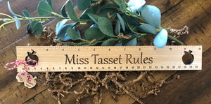 Personalized Wooden Ruler