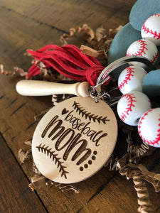 CREATE YOUR OWN - Baseball/Softball Wristlet Keychain (All wristlets- All designs)