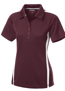 Sport-Tek® Ladies PosiCharge® Micro-Mesh Colorblock Polo WIth Left Chest Logo