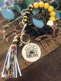 Sunflower Wristlet Keychain