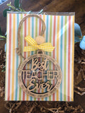 Teacher Car Charms / Bag and Gift Tags / Ornament