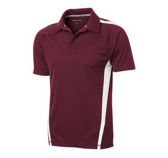 Sport-Tek® Mens PosiCharge® Micro-Mesh Colorblock Polo WIth Left Chest Logo