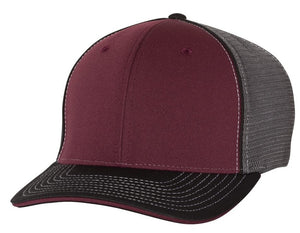 Richardson Fitted Pulse Sportmesh R-Flex Cap With Logo