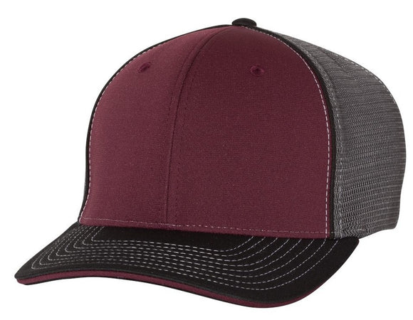Richardson Fitted Pulse Sportmesh R-Flex Cap With Logo