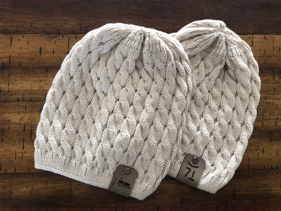 Richardson Cable Knit Beanie with Patch: Custom Brand or Logo