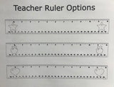 Personalized Wooden Ruler