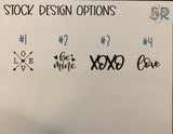 Flannel Travel Bag: Initial, Monogram, Name or Stock Design