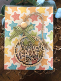 Teacher Car Charms / Bag and Gift Tags / Ornament