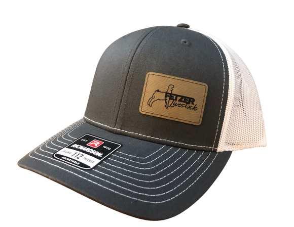 Fetzer Livestock - Richardson 112 Cap with Leatherette Patch
